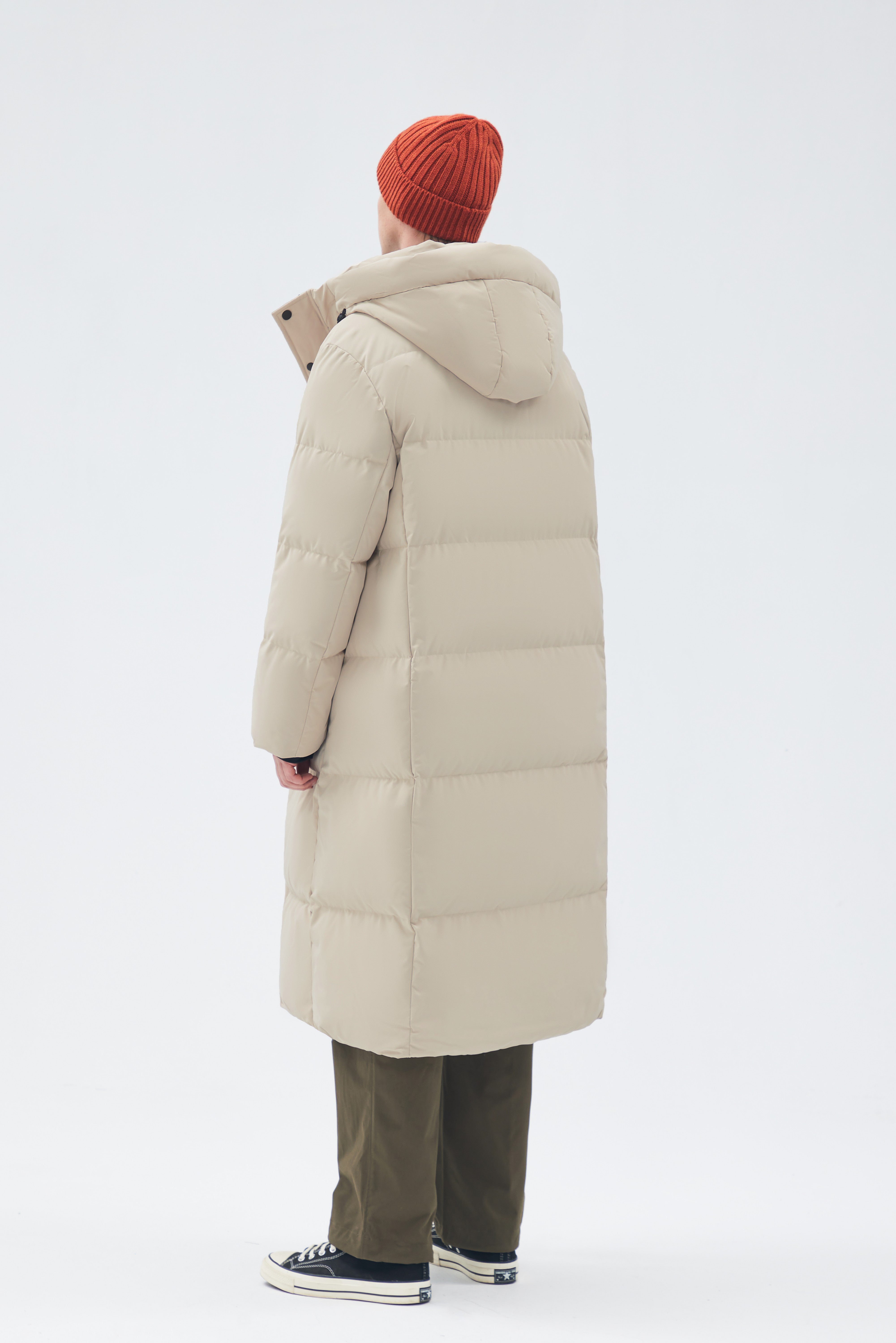 Long-Length Man Down Jacket