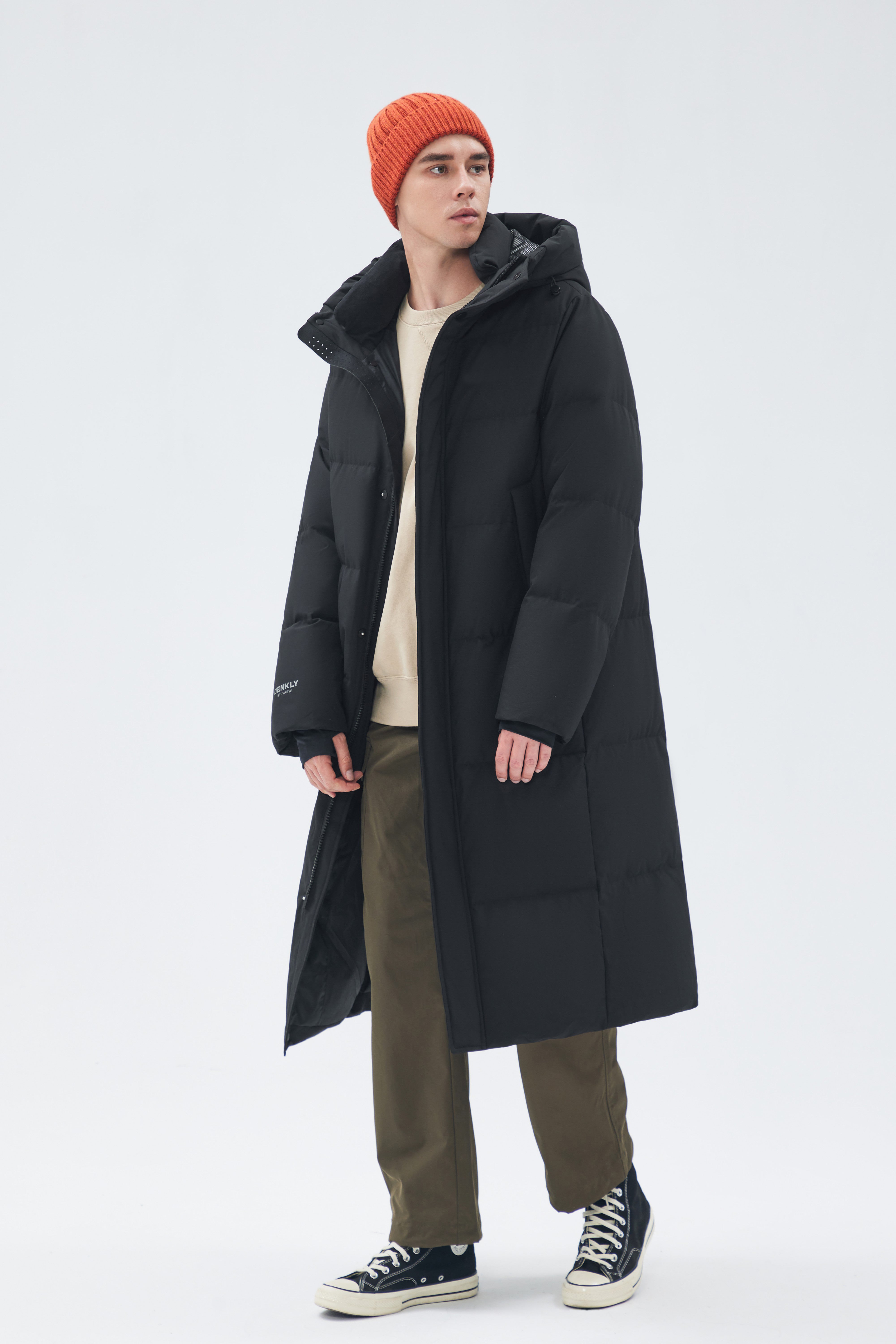 Long-Length Man Down Jacket