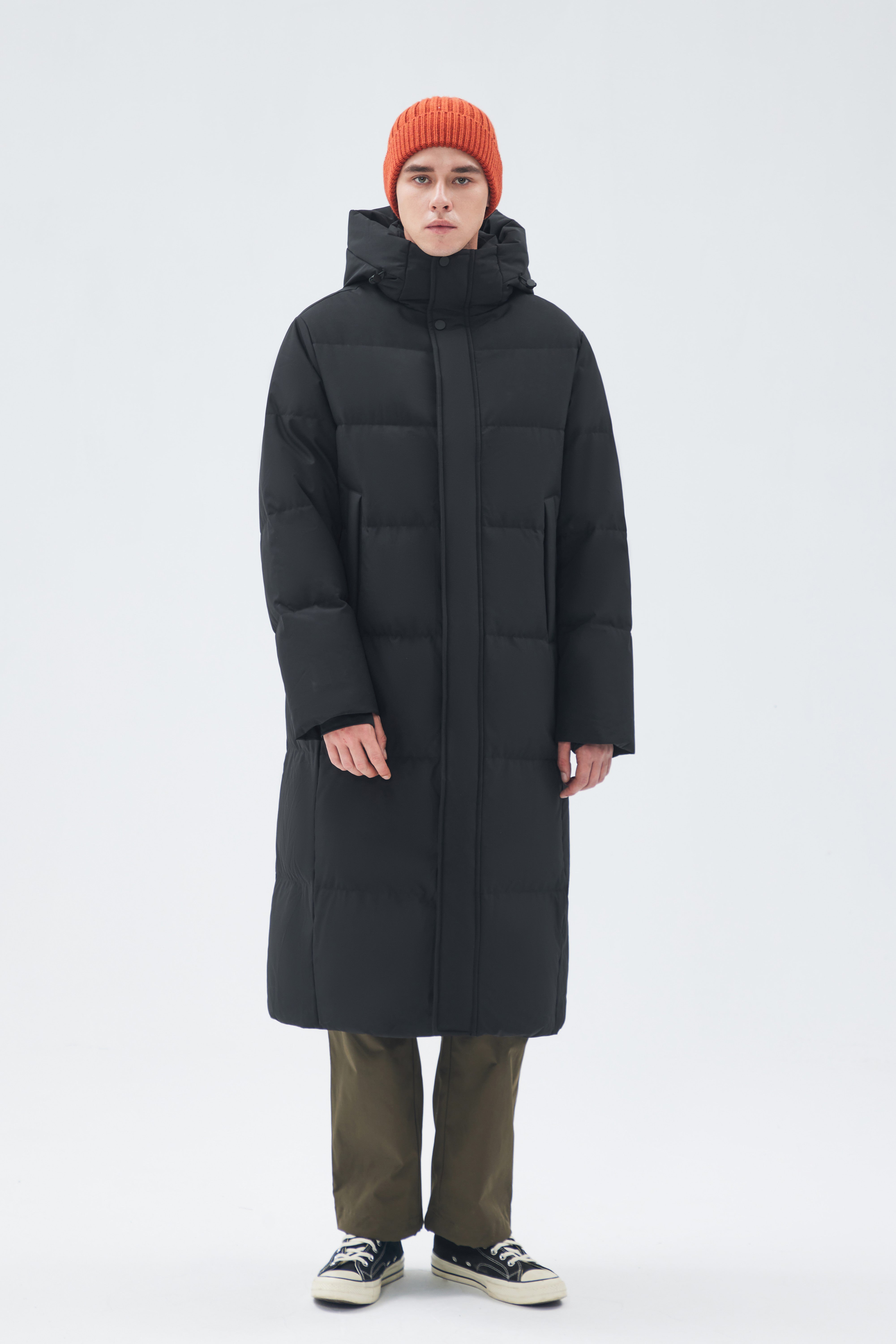 Long-Length Man Down Jacket