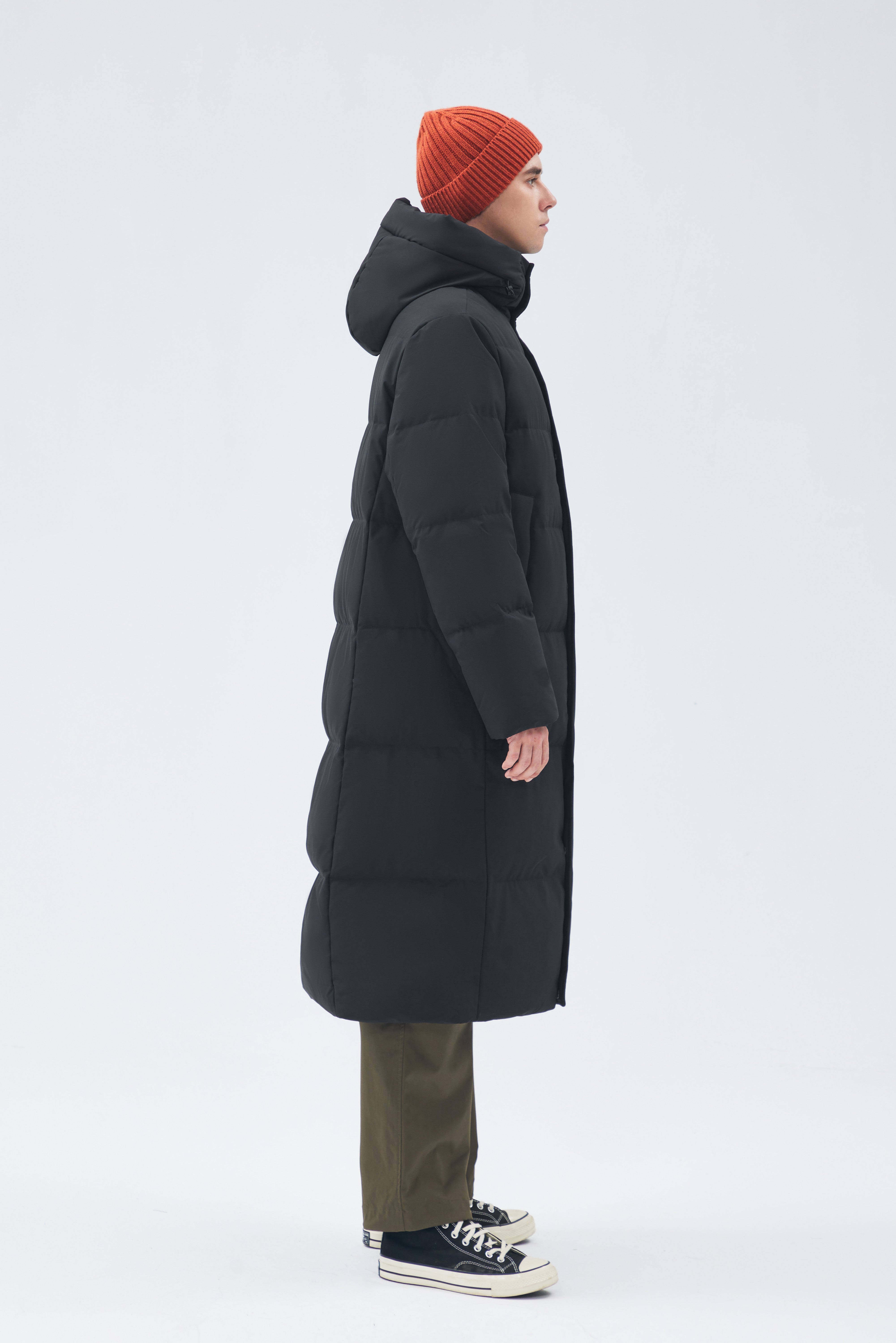 Long-Length Man Down Jacket