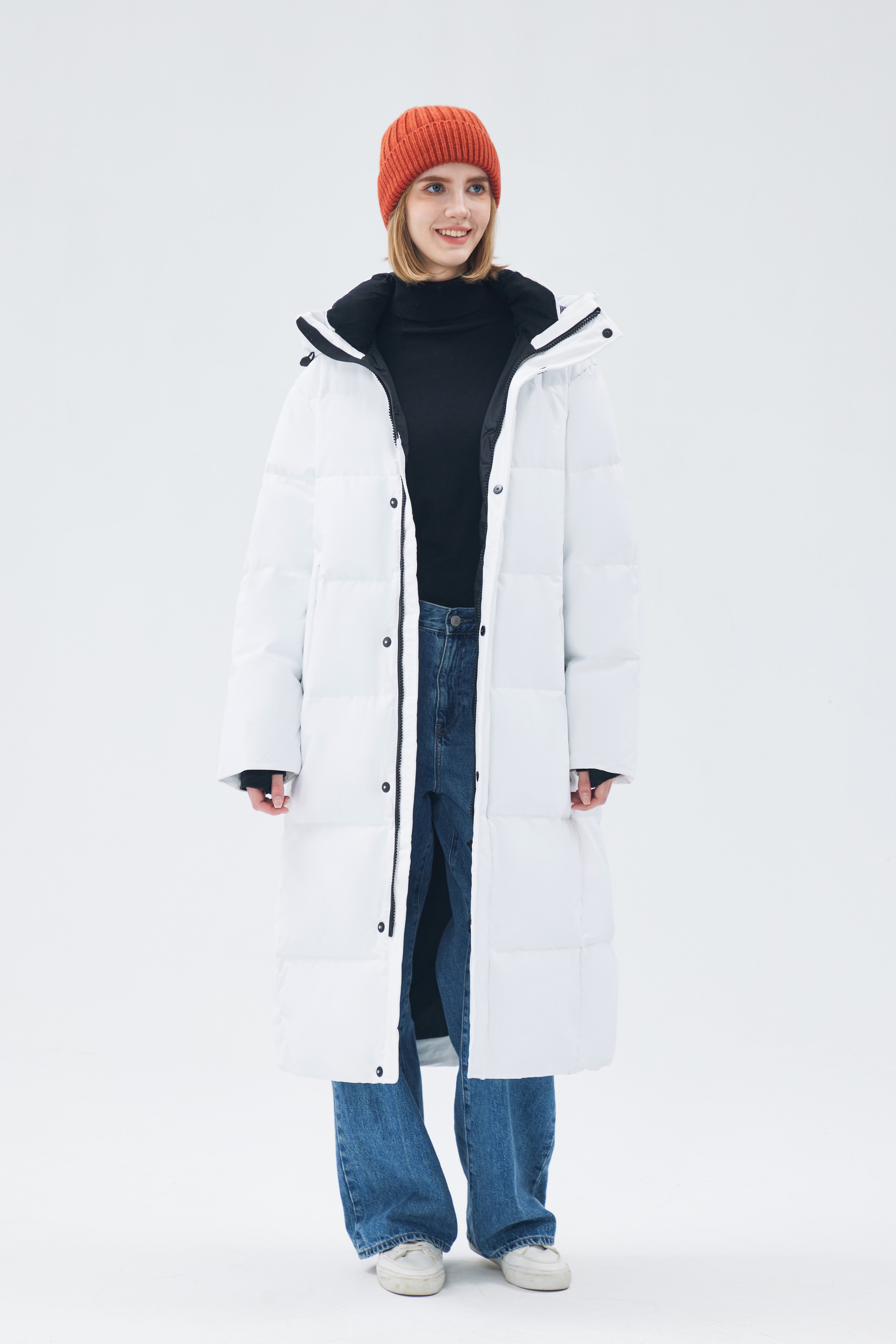 Long-Length Woman Down Jacket