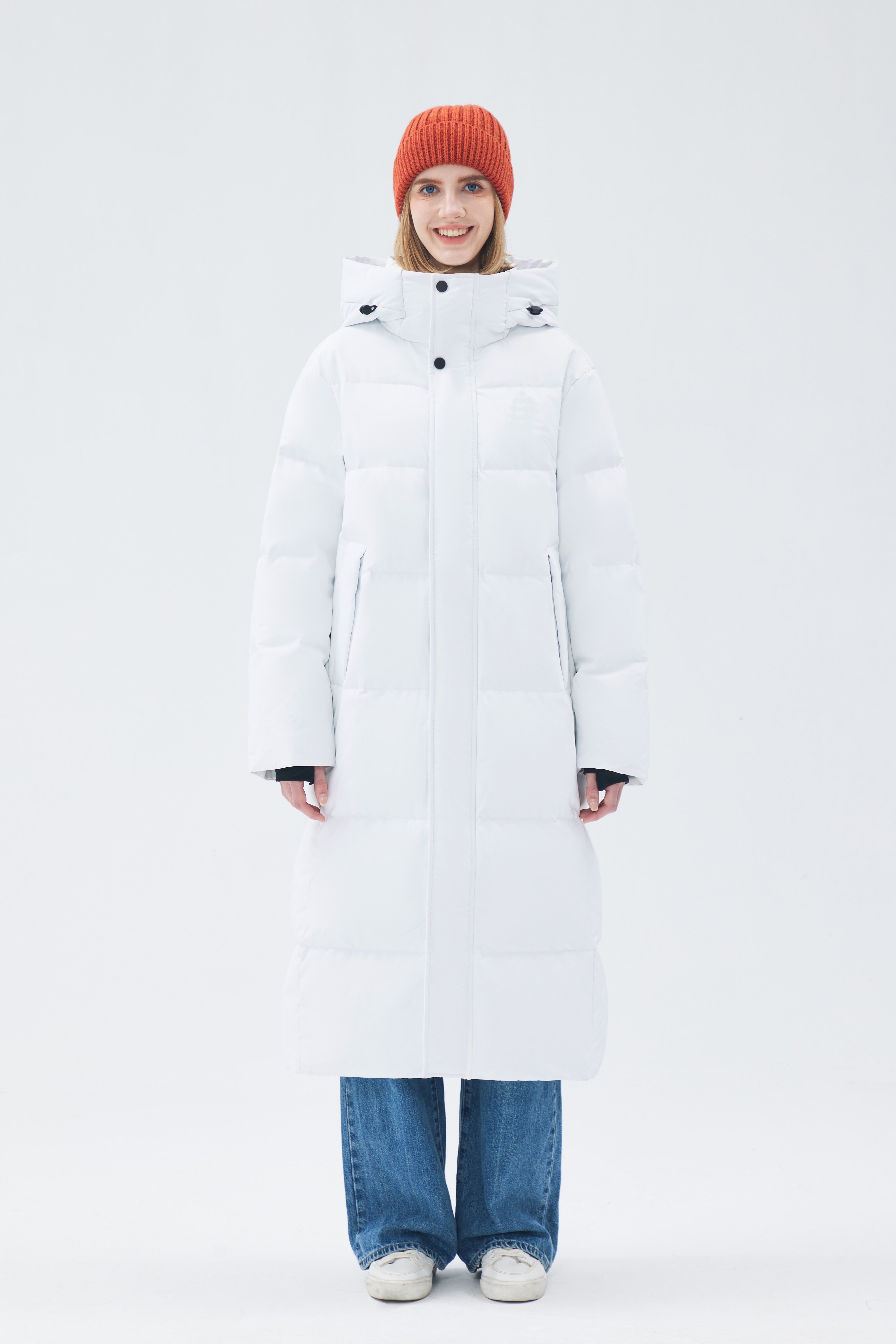 Long-Length Woman Down Jacket